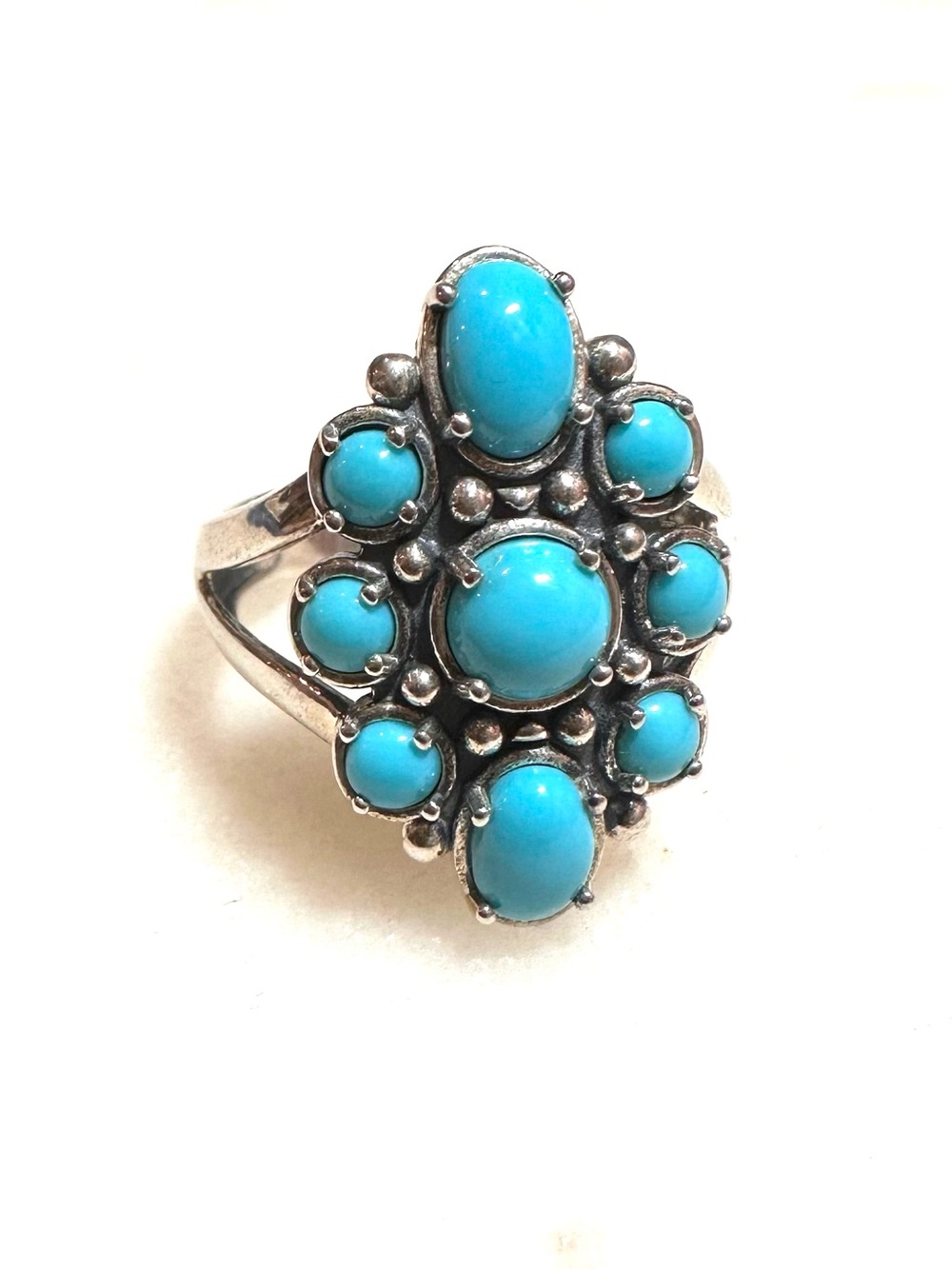 Carolyn Pollack ~ American West Sterling Silver Sleeping Beauty Turquoise Ring